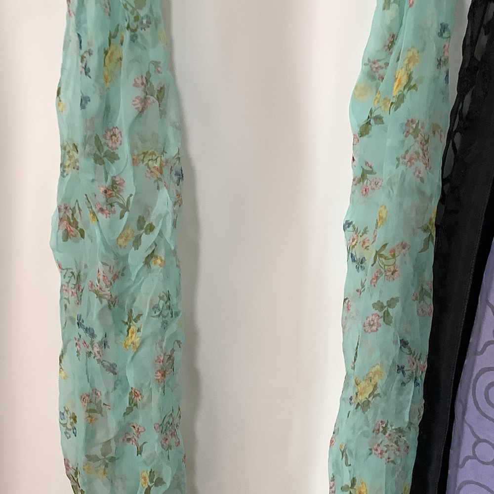 Colorful Patterned Scarves Set - Picture 2 of 6